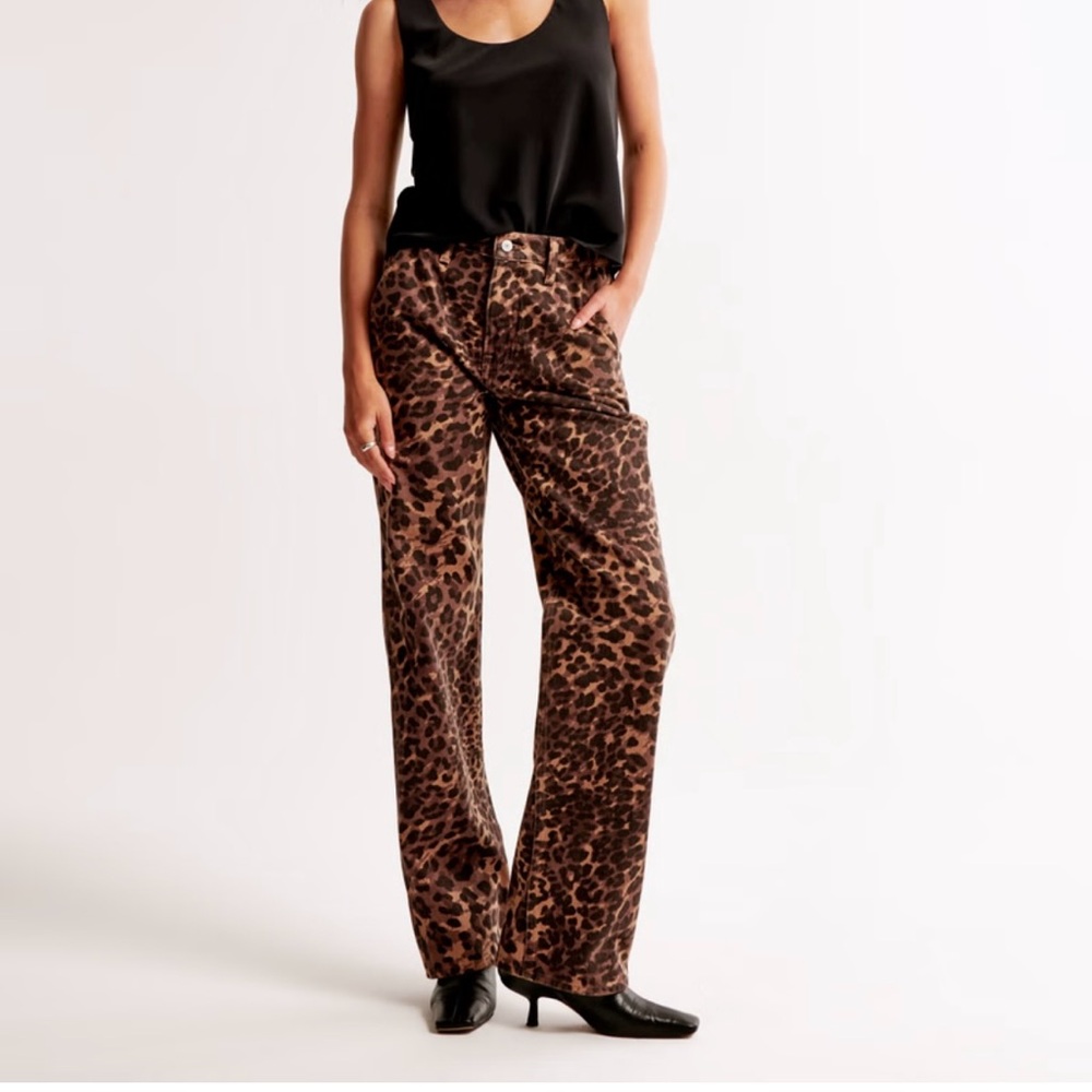 Abercrombie & Fitch Leopard Jeans